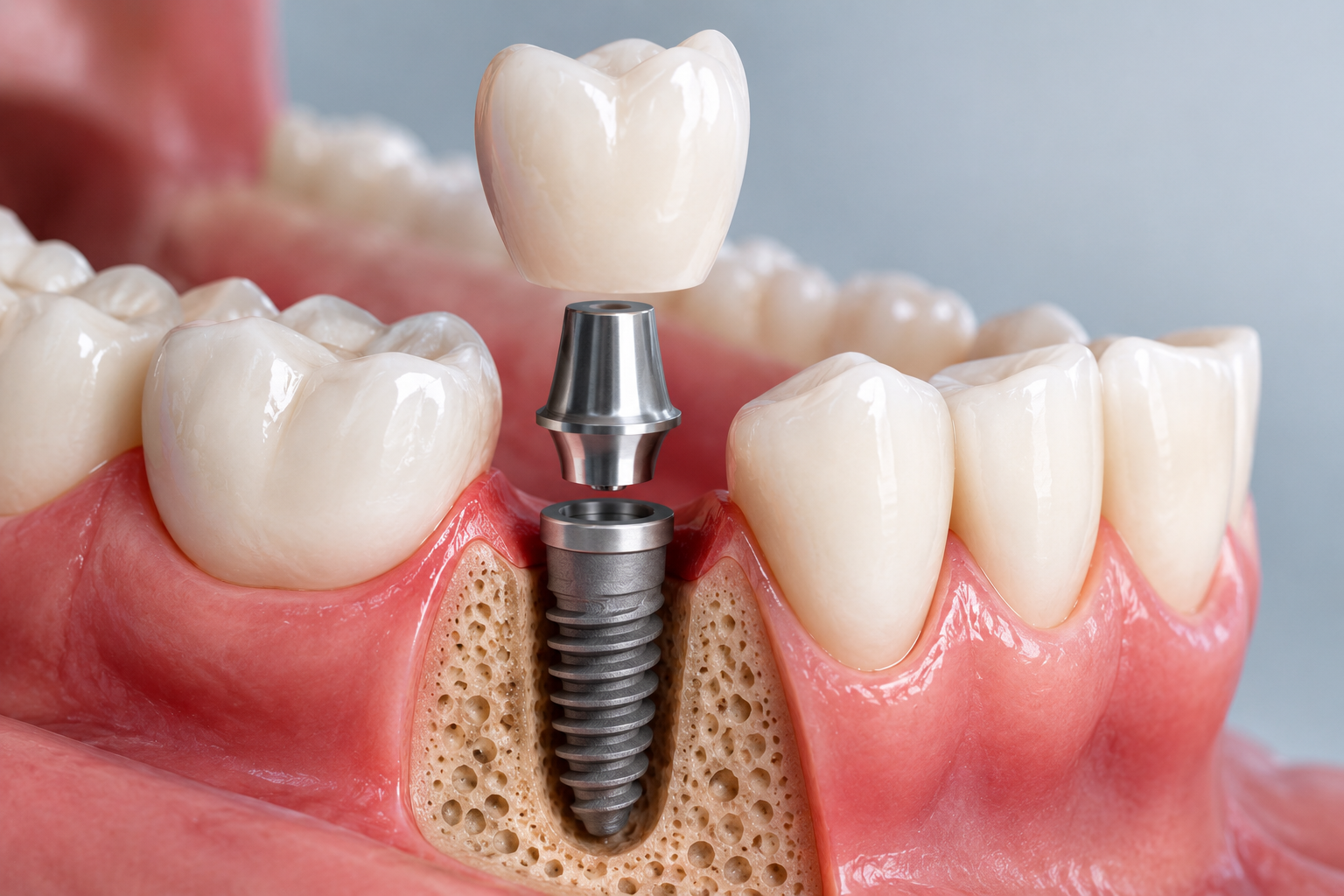 Resultado de tratamento: Reabilitação com implantes